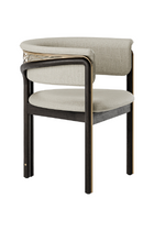 Metal Detail Curved Dining Chair | Morpho By Tomorrowland Volita | Oroa.com
