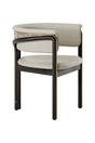 Metal Detail Curved Dining Chair | Morpho By Tomorrowland Volita | Oroa.com