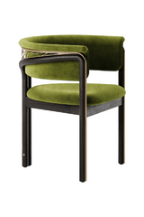 Metal Detail Curved Dining Chair | Morpho By Tomorrowland Volita | Oroa.com