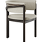 Metal Detail Curved Dining Chair | Morpho By Tomorrowland Volita | Oroa.com