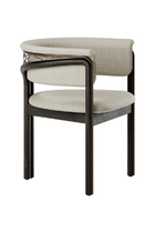 Metal Detail Curved Dining Chair | Morpho By Tomorrowland Volita | Oroa.com