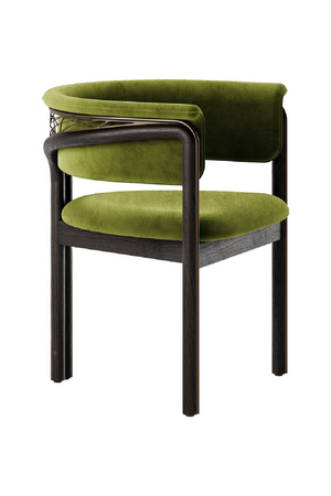 Metal Detail Curved Dining Chair | Morpho By Tomorrowland Volita | Oroa.com