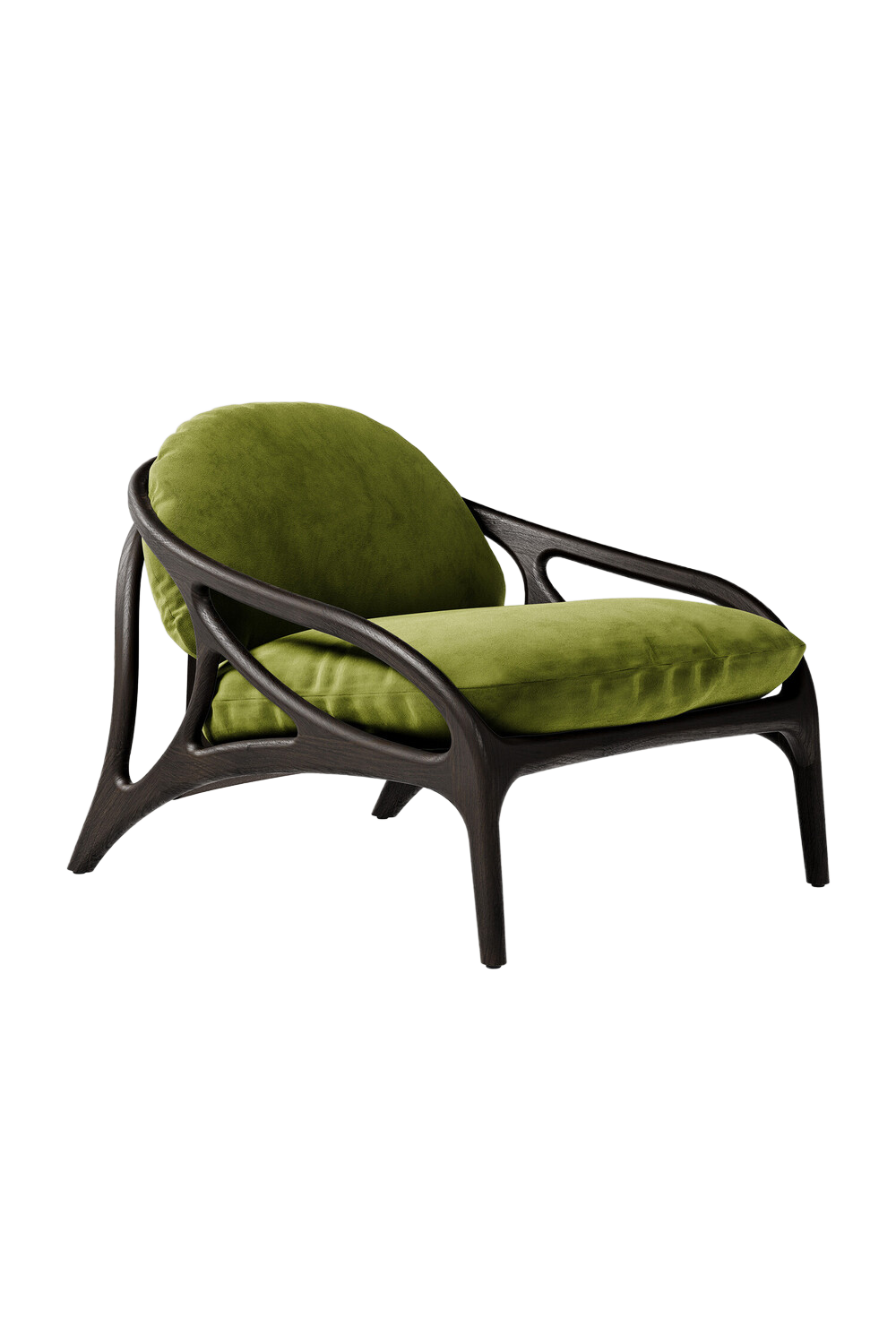 Brown Teak Lounge Chair | Morpho By Tomorrowland Vime | Oroa.com