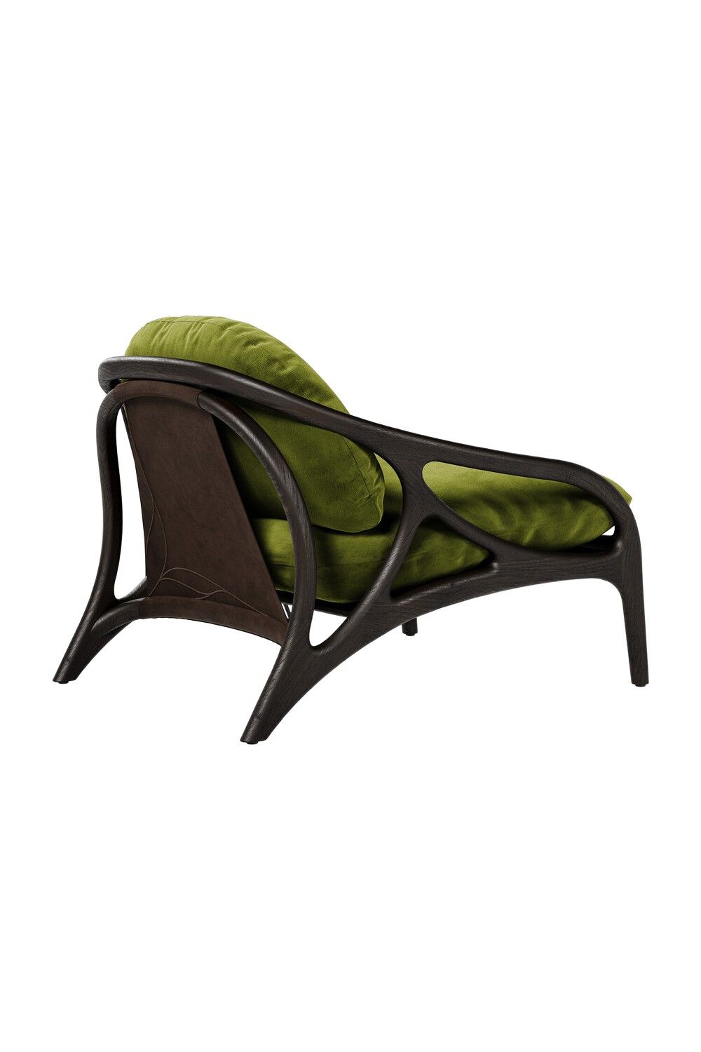 Brown Teak Lounge Chair | Morpho By Tomorrowland Vime | Oroa.com