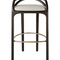 Brown Teak Bar Stool | Morpho By Tomorrowland Aleta | Oroa.com