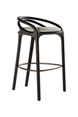 Brown Teak Bar Stool | Morpho By Tomorrowland Aleta | Oroa.com