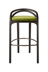 Brown Teak Bar Stool | Morpho By Tomorrowland Aleta | Oroa.com
