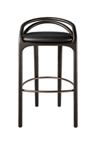 Brown Teak Bar Stool | Morpho By Tomorrowland Aleta | Oroa.com