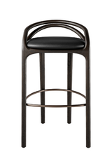 Brown Teak Bar Stool | Morpho By Tomorrowland Aleta | Oroa.com