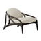 Brown Teak Lounge Chair | Morpho By Tomorrowland Vime | Oroa.com