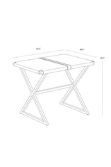 Brown Leather Stool Modern European furniture - - www.oroa.com