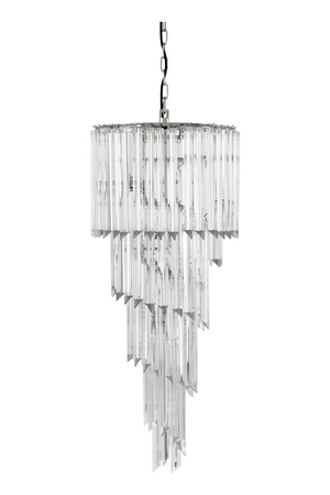 Spiral Crystal Chandelier | Eichholtz Trapani | OROA TRADE