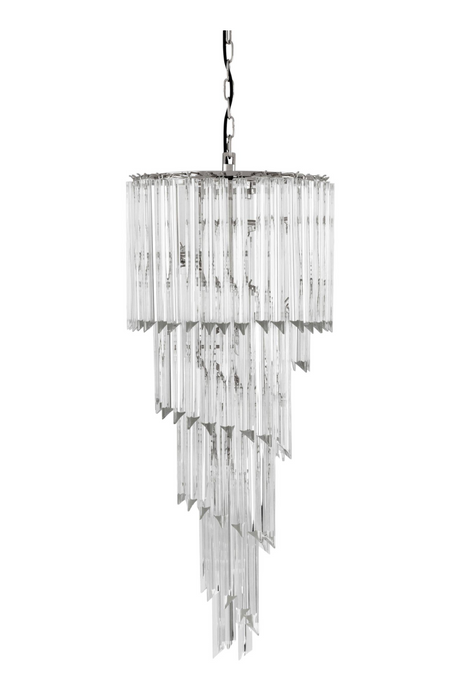 Spiral Crystal Chandelier | Eichholtz Trapani | OROA TRADE