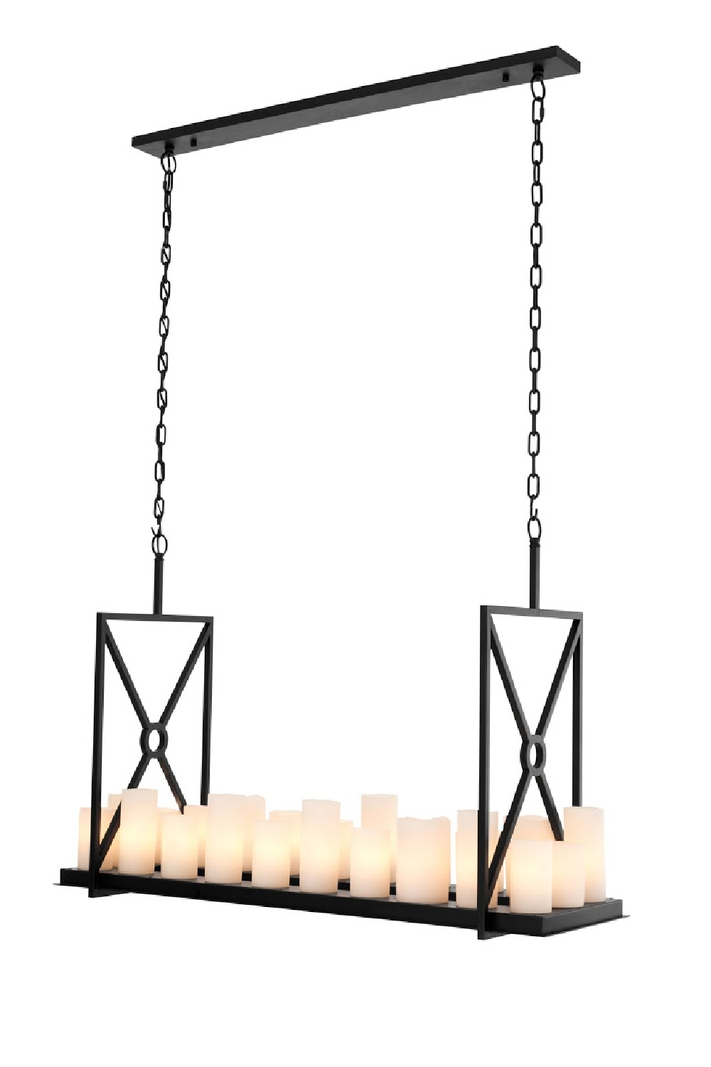 Black Candle Chandelier | Eichholtz Commodore | Oroa.com