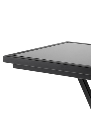 Gunmetal Glass Side Table | Eichholtz Cross | Oroa.com