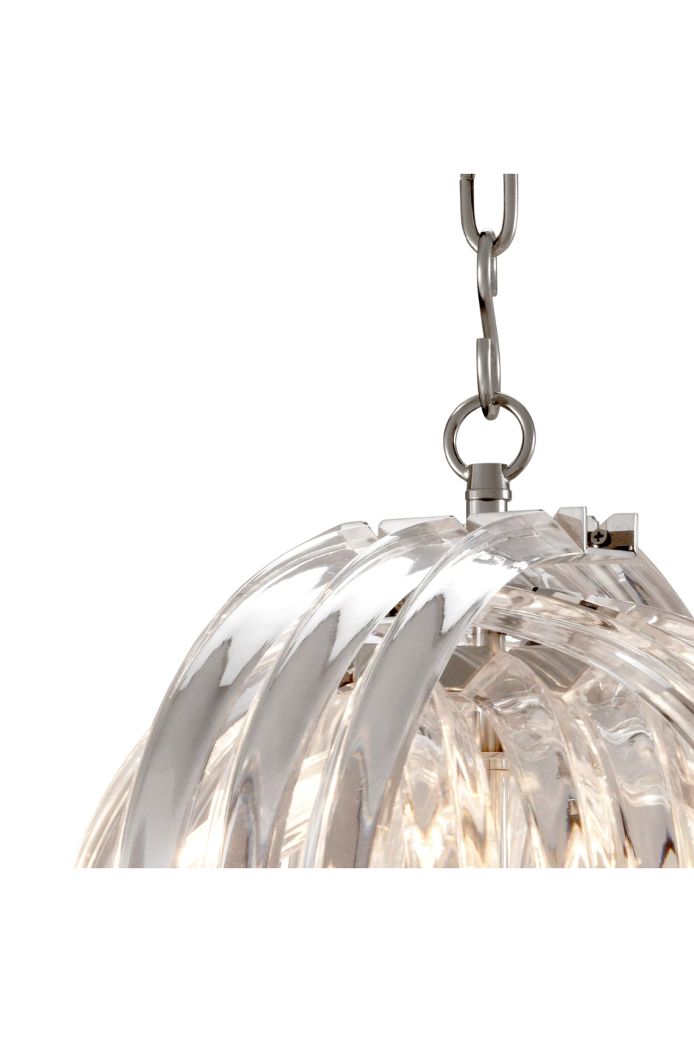 Lucite Loop Chandelier | Eichholtz Marco Polo | Oroa.com