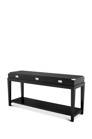 Black Console Table | Eichholtz Military | #1 Eichholtz Trade Partner