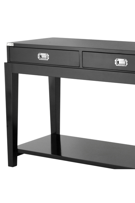 Black Console Table | Eichholtz Military | #1 Eichholtz Trade Partner