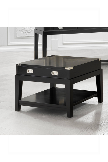 Black Side Table | Eichholtz Military | OROA TRADE