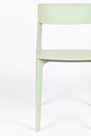 Fiberglass Modern Dining Chairs (4) | DF Clive | Oroa.com