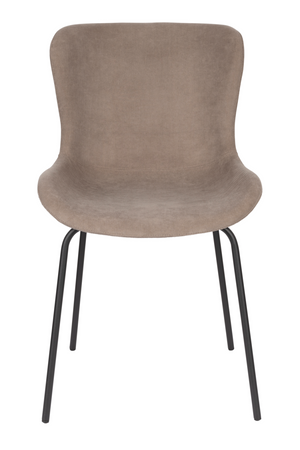 Upholstered Minimalist Dining Chairs (2) | DF Junzo | OROA.com