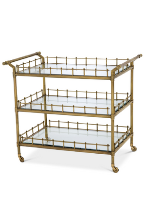 Vintage Brass Trolley | Eichholtz Scarlett | Oroa.com