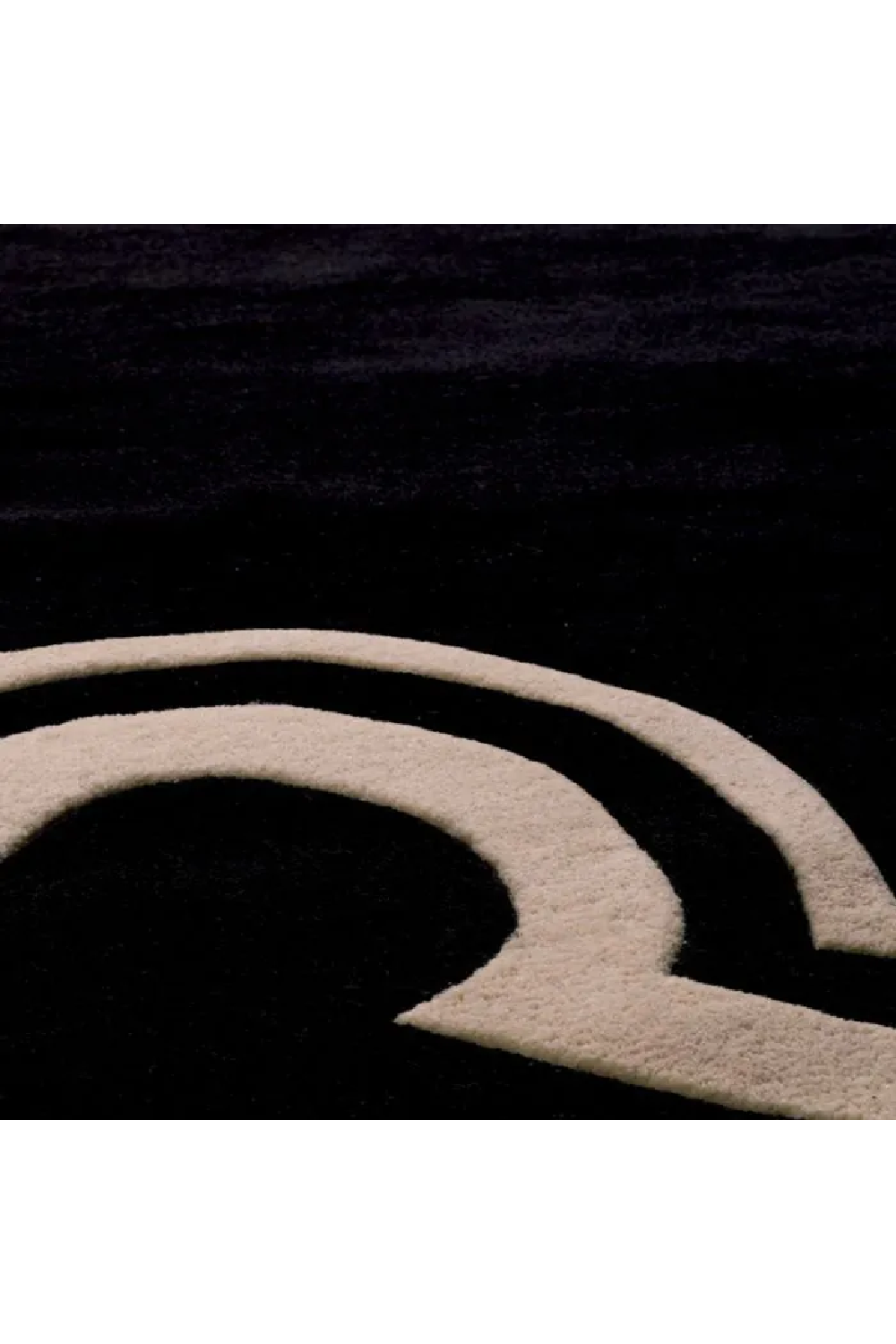 Black and Off White Rug 9' | Eichholtz Palazzo | Oroa.com