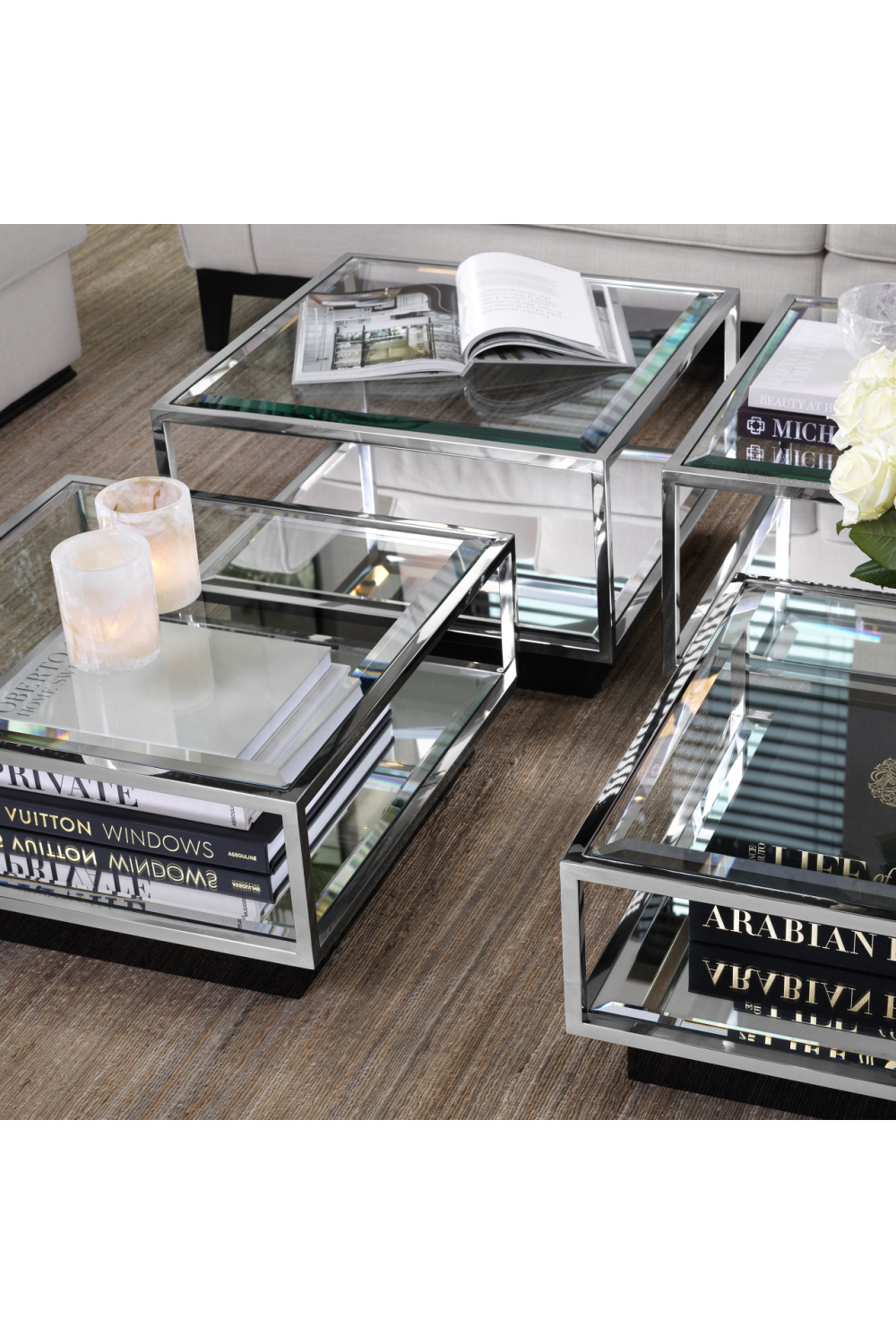 Multi Level Coffee Table Set (4) | Eichholtz Tortona | Oroa.com