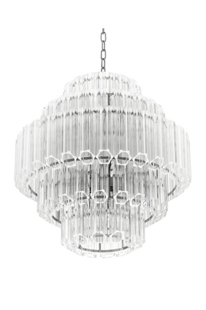 Cascading Bevelled Glass Chandelier | Eichholtz Vittoria | Oroa.com