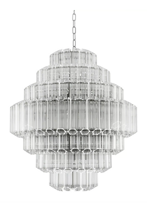 Cascading Bevelled Glass Chandelier | Eichholtz Vittoria | Oroa.com