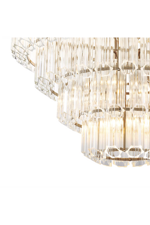 Cascading Bevelled Glass Chandelier | Eichholtz Vittoria | Oroa.com