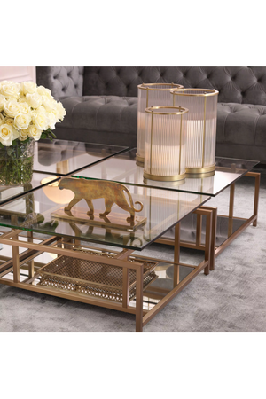 Cylindrical Glass Hurricane S | Eichholtz Mayson | Oroa.com