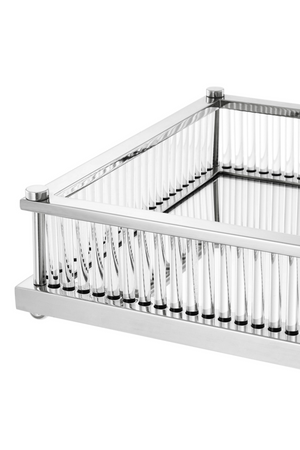 Mirror Bottom Rectangular Tray | Eichholtz Cora | Oroa.com