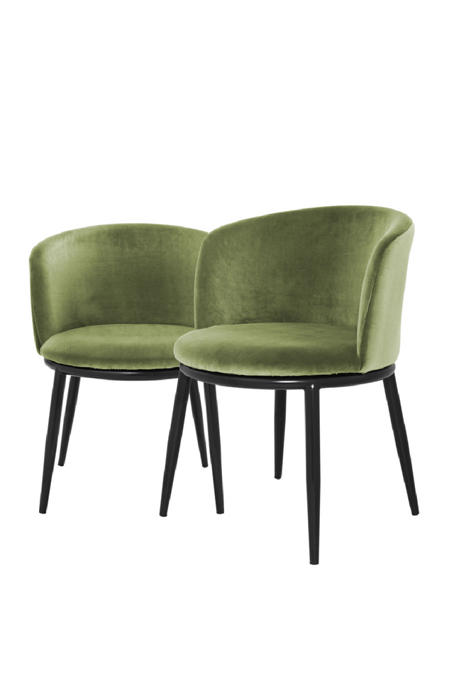 Modern Minimalist Dining Chair Set (2) | Eichholtz Filmore | Oroatrade.com