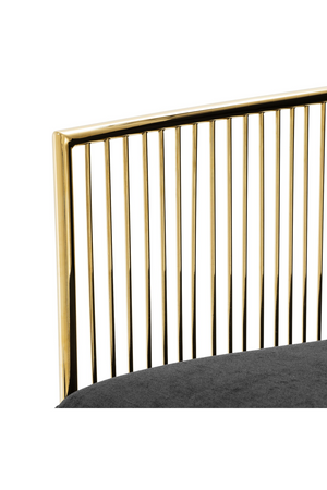 Black Velvet Wire Chair | Eichholtz Knox | Oroatrade.com