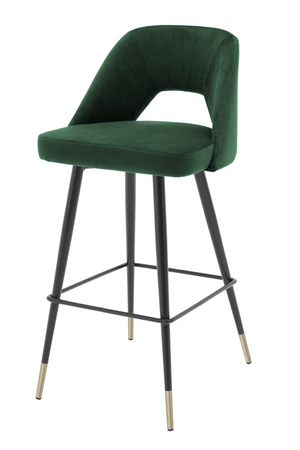 Velvet Bar Stool | Eichholtz Avorio | Oroa.com