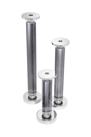 Crystal Glass Candle Holder (Set of 3) | Eichholtz Chapman | Oroa.com