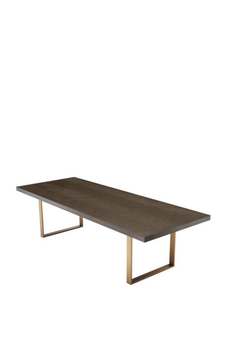 Brass Oak Dining Table 120" | Eichholtz Melchior | Oroa.com