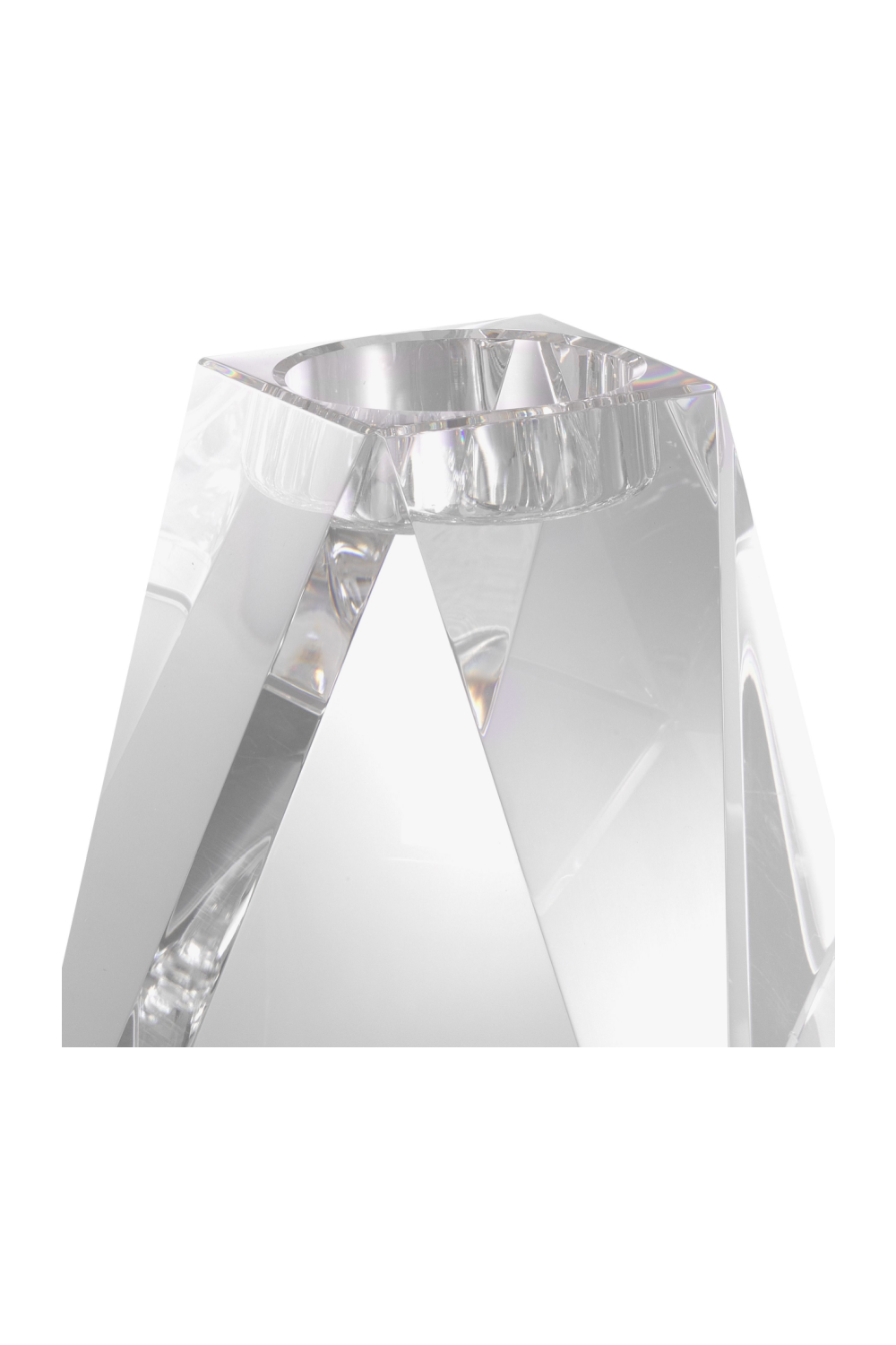 Crystal Glass Candle Holder | Eichholtz Liaison | OROA TRADE