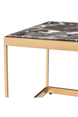 Marble Top Brass Frame Coffee Table | Eichholtz La Quinta | Oroa.com