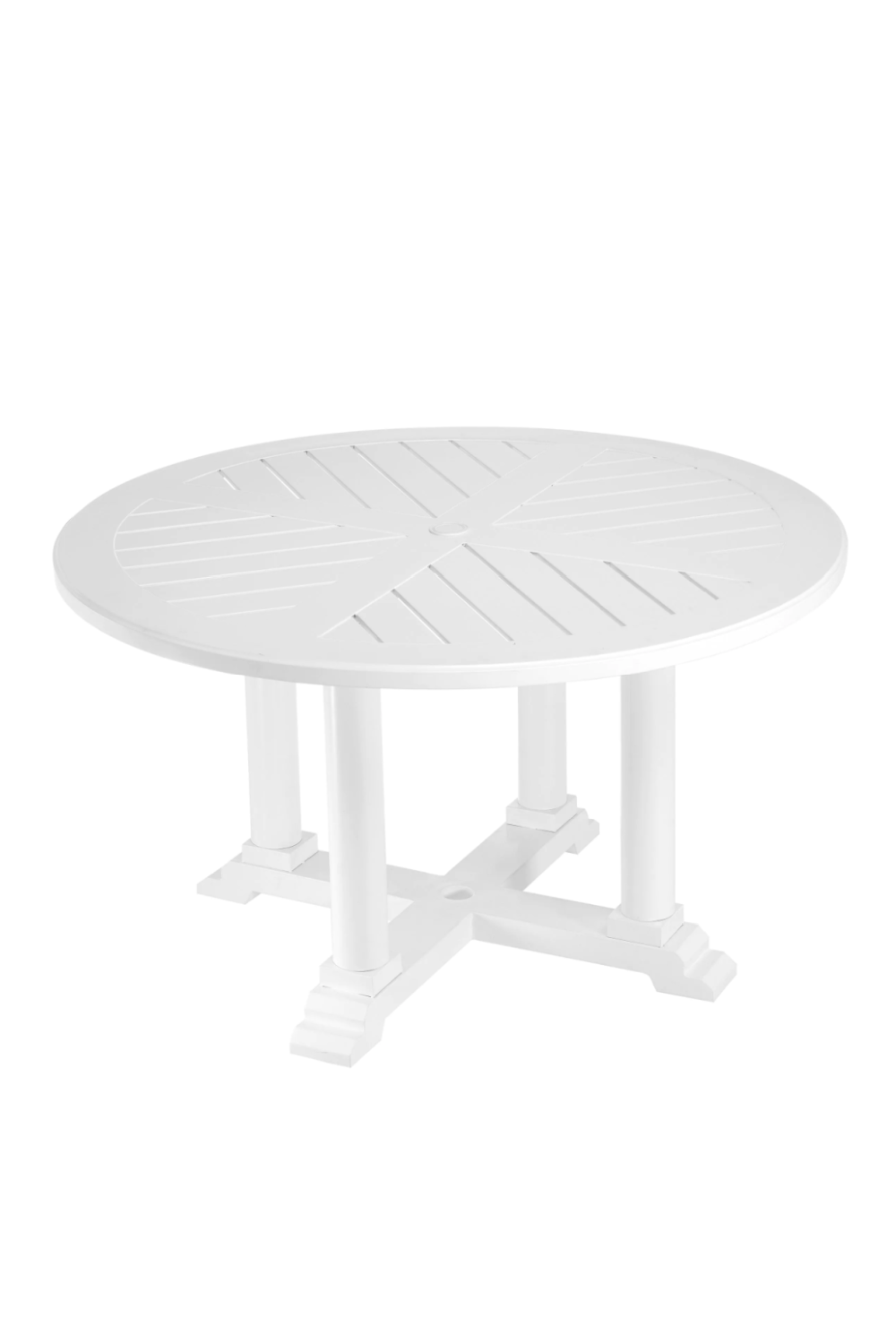 White Round Outdoor Dining Table S | Eichholtz Bell Rive | Oroa.com