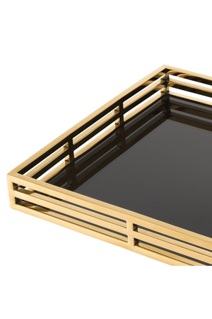 Black Glass Display Tray | Eichholtz Giacomo | Oroa.com