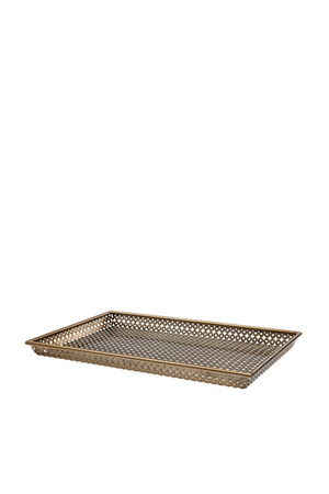 Antique Brass Gold Rectangular Tray | Eichholtz Sirenuse | Oroa.com
