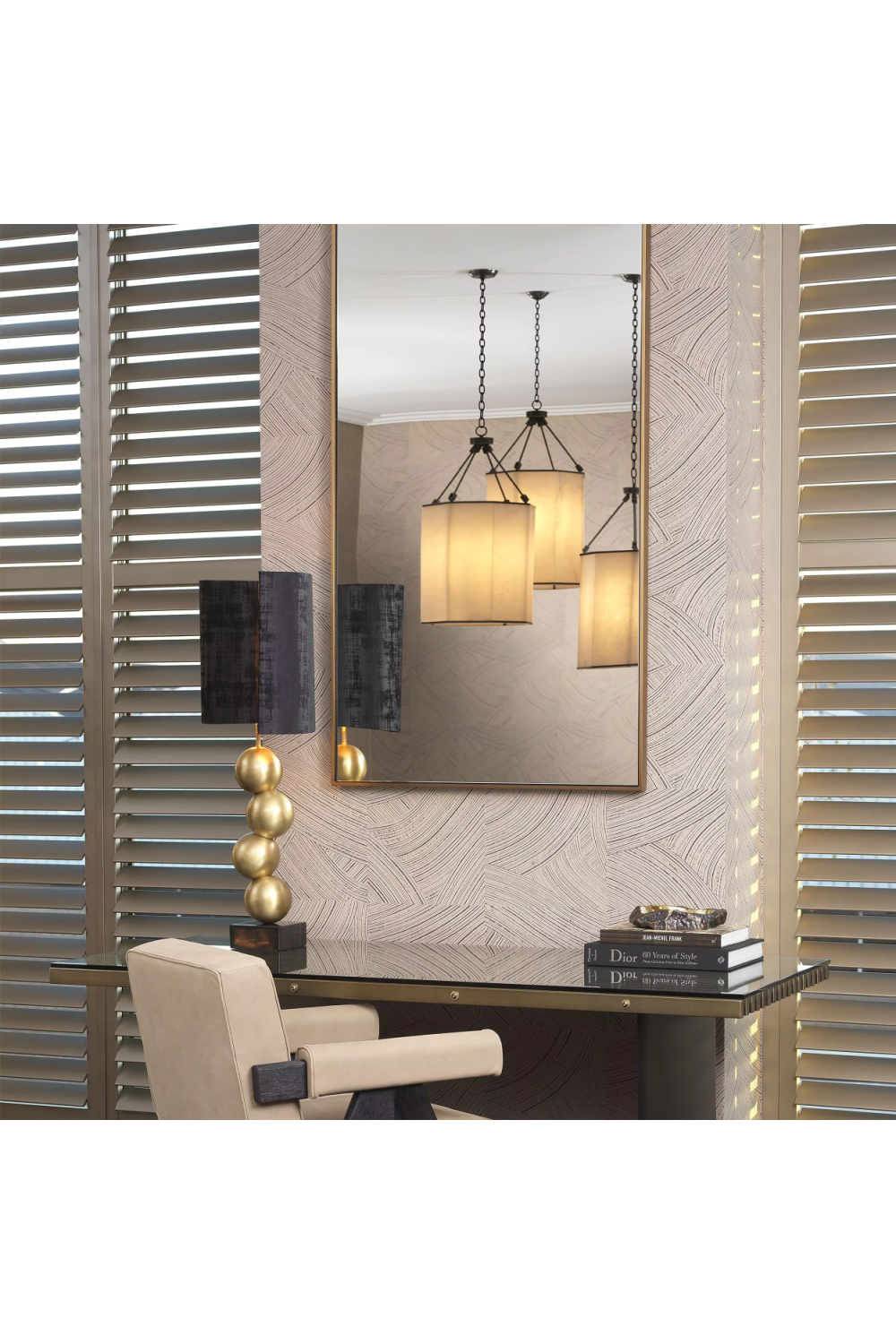 Brushed Brass Mirror | Eichholtz Redondo | Oroa.com