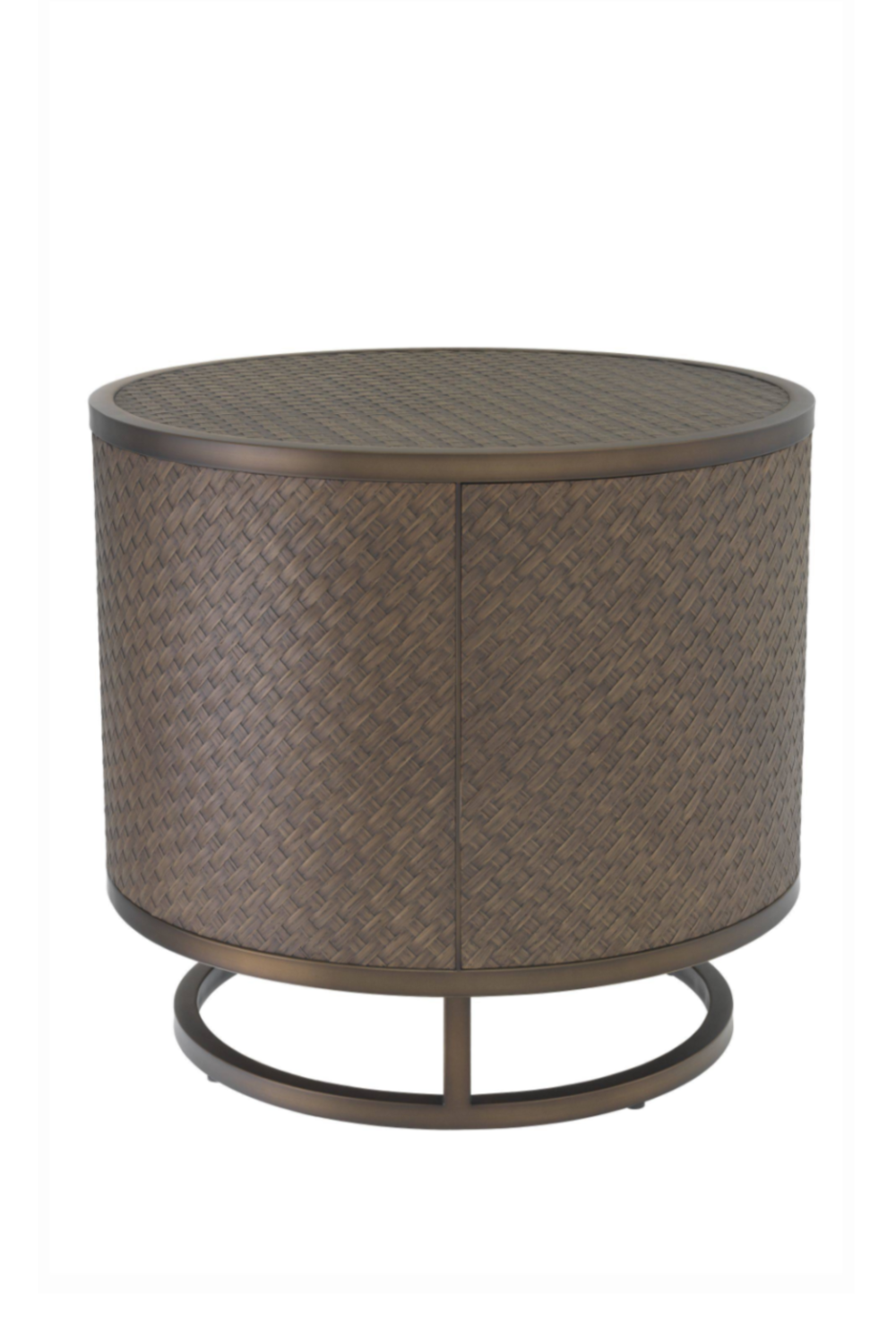 Woven Oak Side Table | Eichholtz Napa Valley | Oroa.com