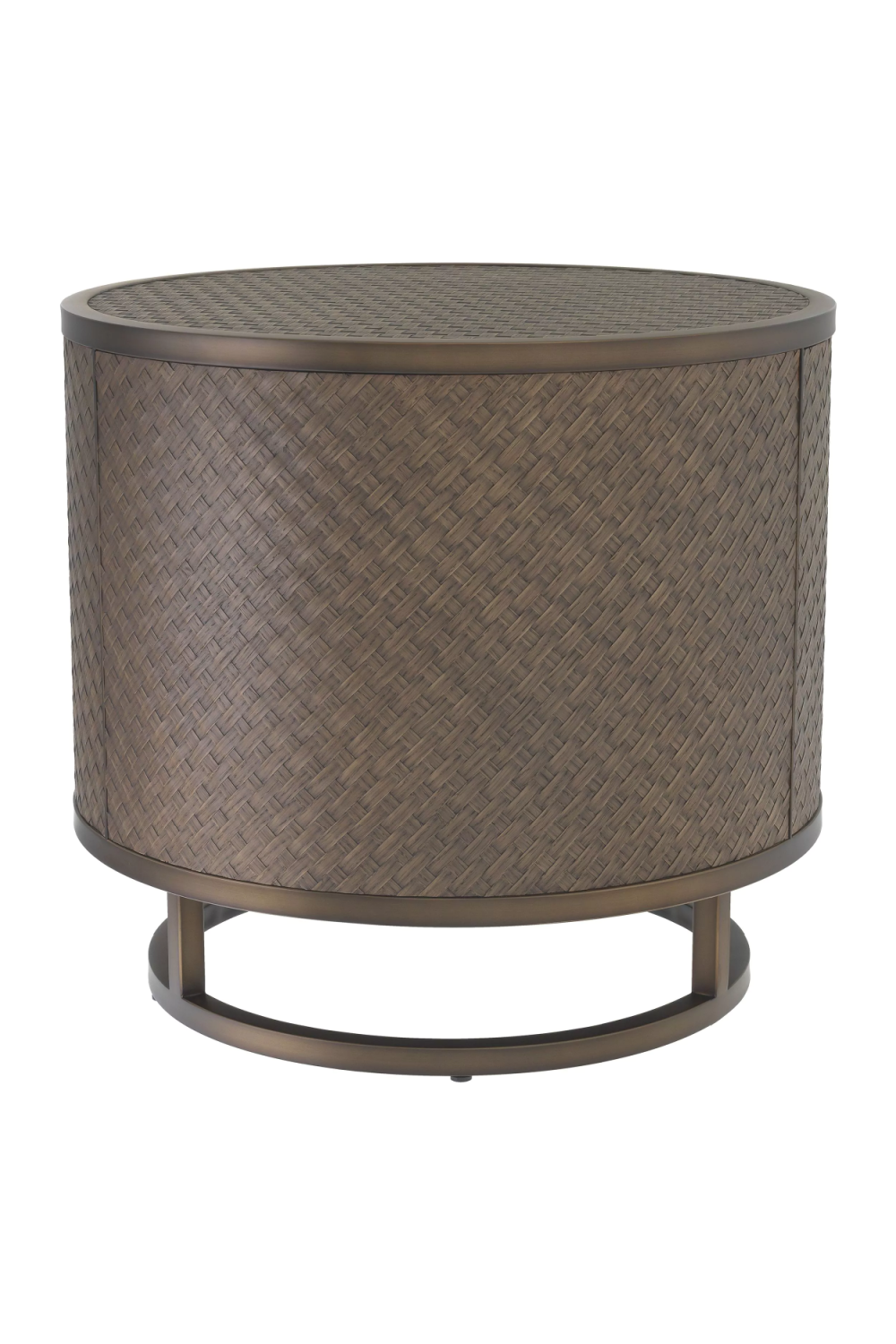 Woven Oak Side Table | Eichholtz Napa Valley | Oroa.com