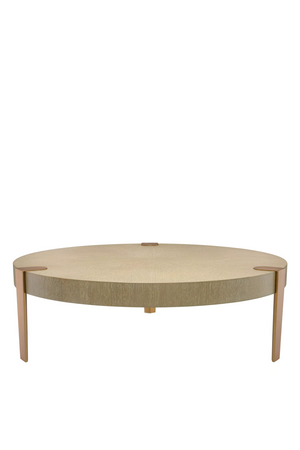 Round Oak Veneer Coffee Table | Eichholtz Oxnard | Oroa.com
