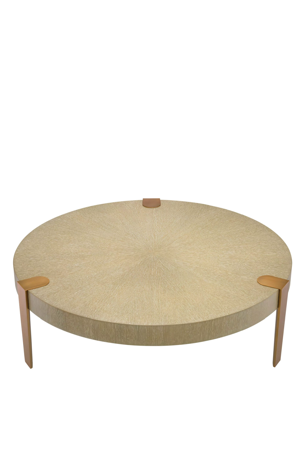 Round Oak Veneer Coffee Table | Eichholtz Oxnard | Oroa.com