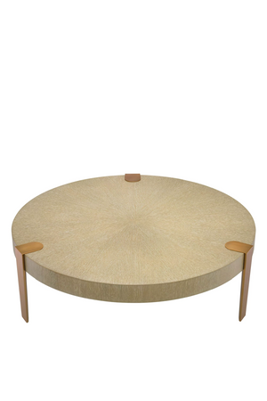 Round Oak Veneer Coffee Table | Eichholtz Oxnard | Oroa.com