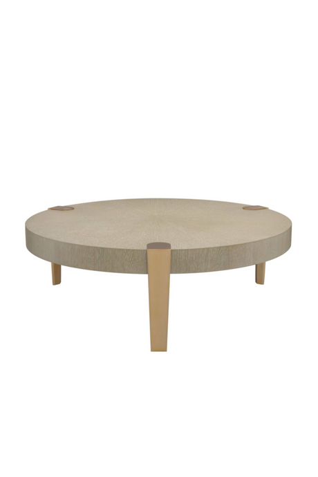 Round Oak Veneer Coffee Table | Eichholtz Oxnard | Oroa.com